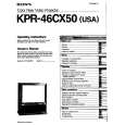 SONY KPR-46CX50 Owners Manual