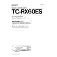SONY TC-RX60ES Owners Manual