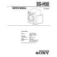SONY SS-H50 Service Manual