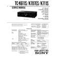 SONY TC-K707ES Owners Manual
