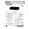 SONY STR-AV210 Service Manual