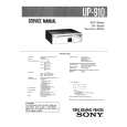 SONY UP-910 Service Manual