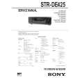 SONY STR-DE325 Owners Manual