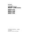 SONY MXP-716 Owners Manual