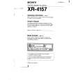 SONY XR-4157 Owners Manual