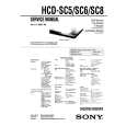 SONY HCD-SC8 Service Manual