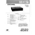 SONY SEQV7700 Service Manual