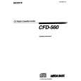 SONY CFD-560 Owners Manual