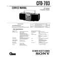 SONY CFD703 Service Manual