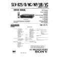 SONY SLV825B/NC/NP/VC/U Service Manual