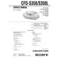 SONY CFD-S350 Service Manual