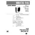 SONY WMF35 Service Manual