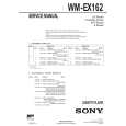 SONY WMEX162 Service Manual
