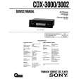 SONY CDX3002 Service Manual