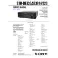 SONY STRSE391 Owners Manual