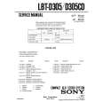 SONY LBTD305 Service Manual