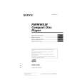 SONY CDX3100 Owners Manual