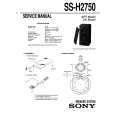 SONY SS-H2750 Service Manual
