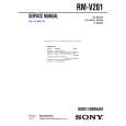SONY RMV201 Service Manual