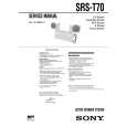 SONY SRST70 Service Manual