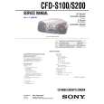 SONY CFDS200 Service Manual