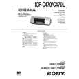 SONY ICFC470/L Service Manual
