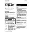 SONY SEQ421 Owners Manual