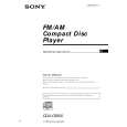 SONY CDX-C5850 Owners Manual