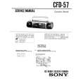 SONY CFD-57 Service Manual