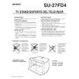 SONY SU27D4 Owners Manual
