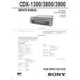 SONY CDX-1300 Owners Manual