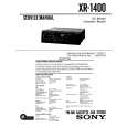 SONY XR-1400 Service Manual