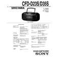 SONY CFD-D23S Service Manual