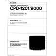 SONY CPD-9000 Owners Manual