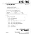 SONY MHC-690 Service Manual
