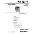 SONY WMFX277 Service Manual