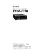 SONY PCM7010 Owners Manual