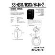 SONY SSH313 Service Manual