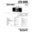 SONY CFD-D505 Service Manual