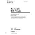 SONY D-MJ95 Owners Manual