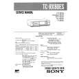 SONY TCRX80ES Service Manual