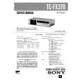 SONY TCFX370 Service Manual