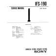SONY IFS190 Service Manual
