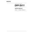 SONY DPPSV77 VOLUME 1 Service Manual