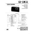 SONY ICFSW33 Service Manual
