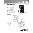 SONY SSD502AV Service Manual