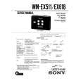 SONY WM-EX511 Service Manual