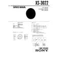 SONY XS3022 Service Manual