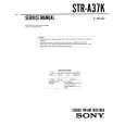 SONY STR-A37K Service Manual