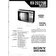 SONY KV2022UB Service Manual